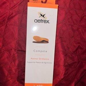 Aetrex Compete Orthotics with Orange Accents